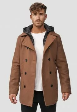 INDICODE JEANS Manteau Court - Camel