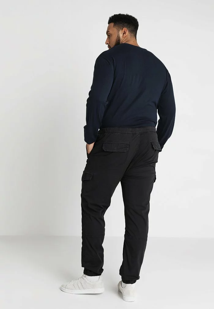 INDICODE JEANS LEVI PLUS - Pantalon Cargo - Black 3 INDICODE JEANS LEVI PLUS - Pantalon Cargo - Black – Image 3