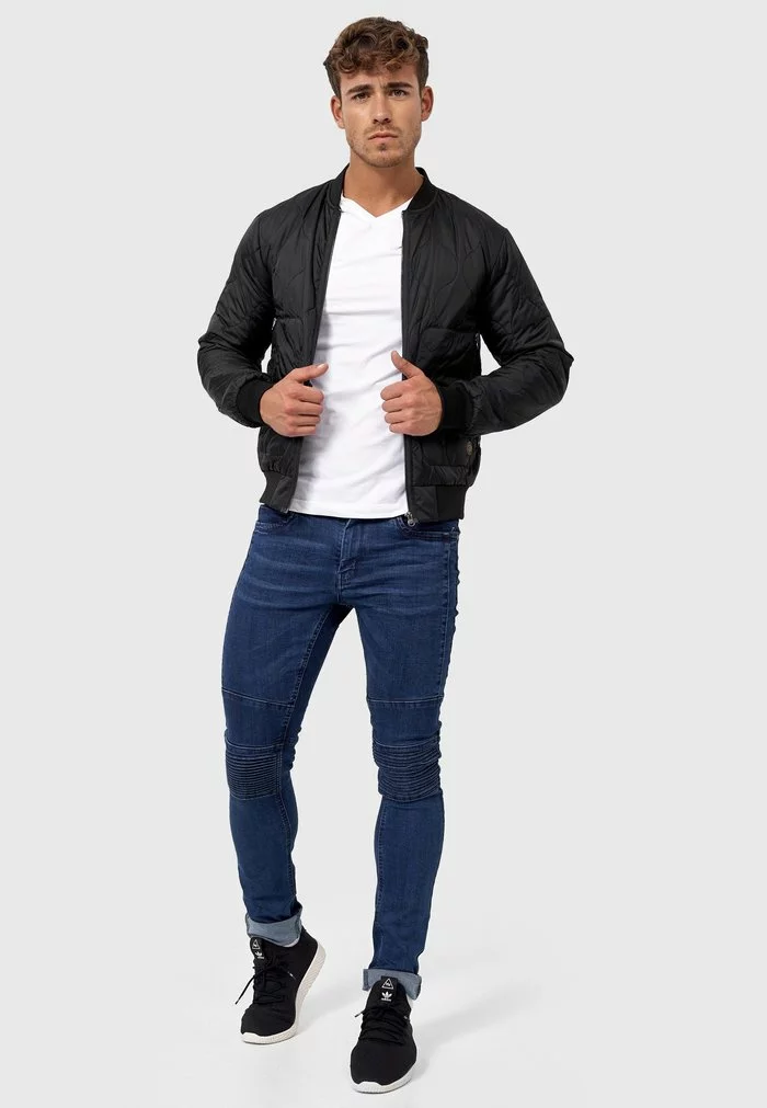 INDICODE JEANS HICKMAN - Blouson Bomber - Black 2 INDICODE JEANS HICKMAN - Blouson Bomber - Black – Image 2