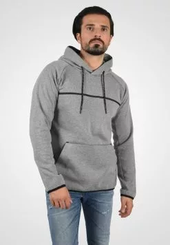 INDICODE JEANS IDNANTICOKE - Sweat à Capuche - Grey Mix