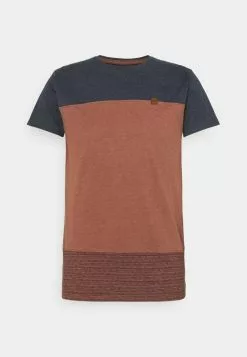 INDICODE JEANS HAMMOND - T-shirt Imprimé - Rootbeer