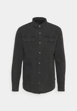 INDICODE JEANS WATSON - Chemise - Black -INDICODE JEANS Boutique 48fb72bf6ebc415a8229cd919b630408