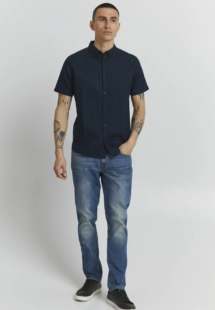 INDICODE JEANS Chemise - Navy 2 INDICODE JEANS Chemise - Navy – Image 2