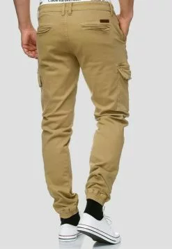 INDICODE JEANS AUGUST - Pantalon Cargo - Light Brown -INDICODE JEANS Boutique 4954d2922e924245836cd64cd971b0fc
