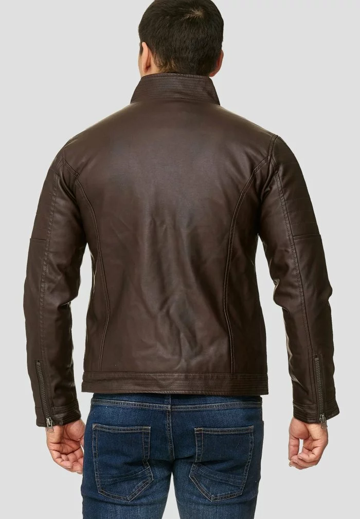 INDICODE JEANS BROOK - Veste En Similicuir - Dark Brown 3 INDICODE JEANS BROOK - Veste En Similicuir - Dark Brown – Image 3