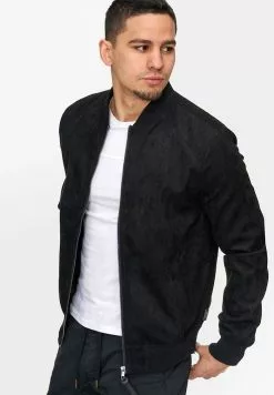 INDICODE JEANS FORT WAYNE - Veste En Similicuir - Black -INDICODE JEANS Boutique 4a6f9e6a9fc44e308d68a0dc5e9368de