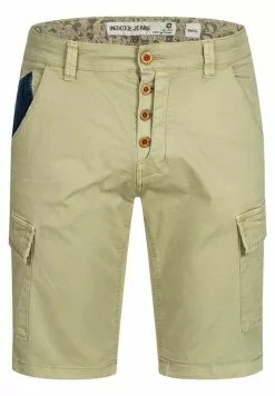 INDICODE JEANS Short - Moss Grey -INDICODE JEANS Boutique 4b1df9e968314ec5b6378427afaaed63