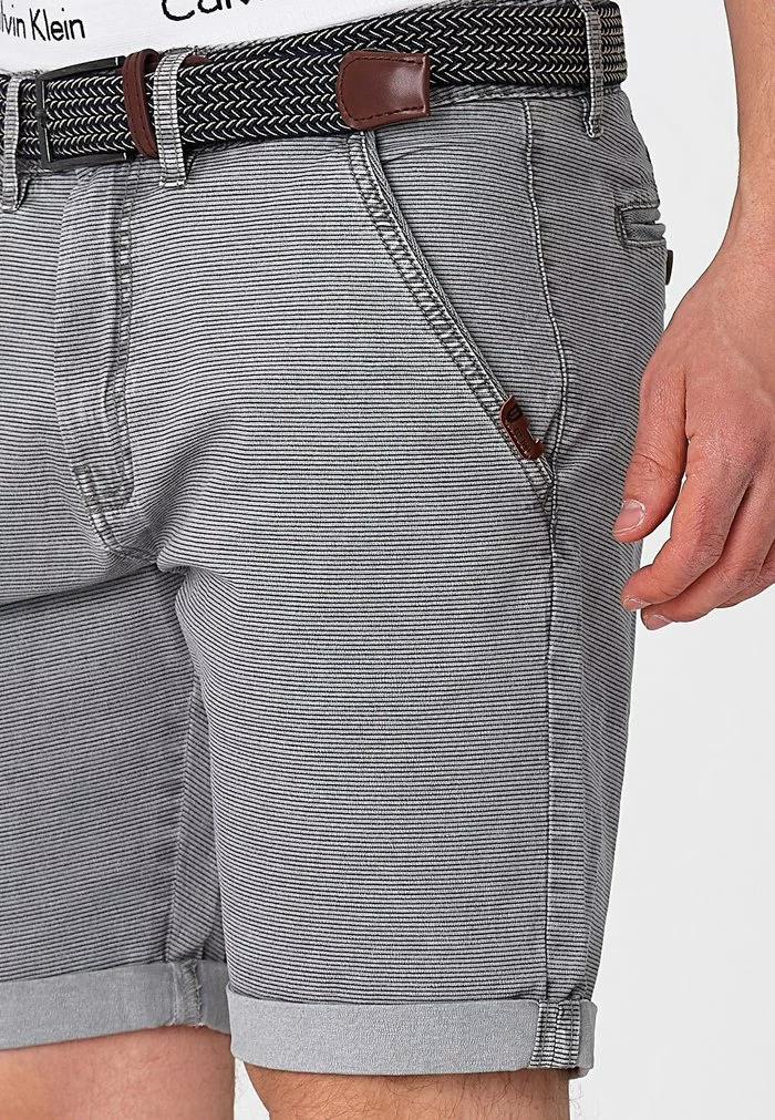 INDICODE JEANS CAEDMON - Short - Lt Grey 5 INDICODE JEANS CAEDMON - Short - Lt Grey – Image 5