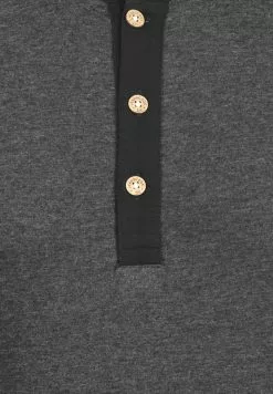 INDICODE JEANS IDWINSTON - T-shirt à Manches Longues - Charcoal/black -INDICODE JEANS Boutique 4ca8d7ef2ec84e2faa3e246a257eb82d