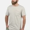 INDICODE JEANS IDALBIN - T-shirt Imprimé - Beige