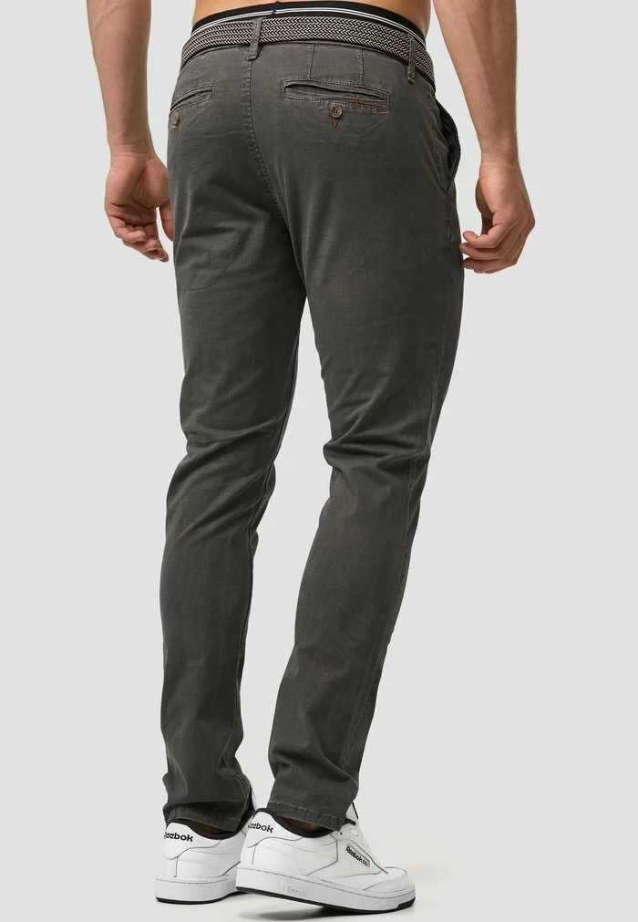 INDICODE JEANS Chino - Dk Grey 5 INDICODE JEANS Chino - Dk Grey – Image 5