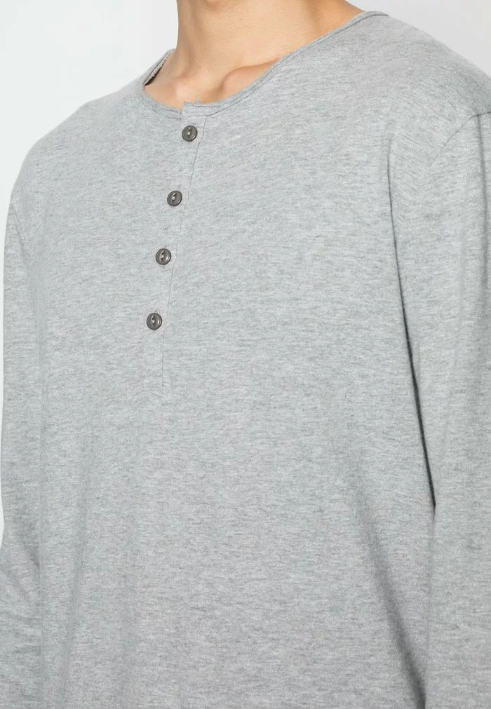 INDICODE JEANS SONG - T-shirt à Manches Longues - Grey Mix 5 INDICODE JEANS SONG - T-shirt à Manches Longues - Grey Mix – Image 5