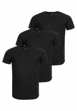 INDICODE JEANS 3 PACK - T-shirt Basique - Black -INDICODE JEANS Boutique 4dda0c4c7b874b1d82682d3f43084aa7