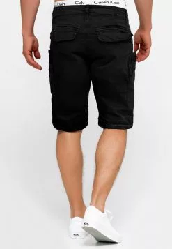 INDICODE JEANS BOSA - Short - Black -INDICODE JEANS Boutique 4de4e80919d4447bb1fd7c36bce68213