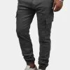 INDICODE JEANS IDBROMFIELD - Pantalon Cargo - Dark Grey