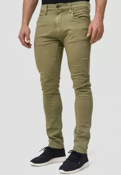 INDICODE JEANS MILOS - Jean Slim - Covert Green -INDICODE JEANS Boutique 4e817516dcad4e25bb65ecf7f1ecde03