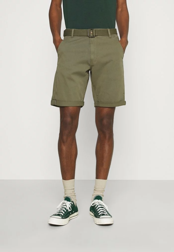 INDICODE JEANS KAISER CHINO EXCLUSIV - Short - Army 1 INDICODE JEANS KAISER CHINO EXCLUSIV - Short - Army