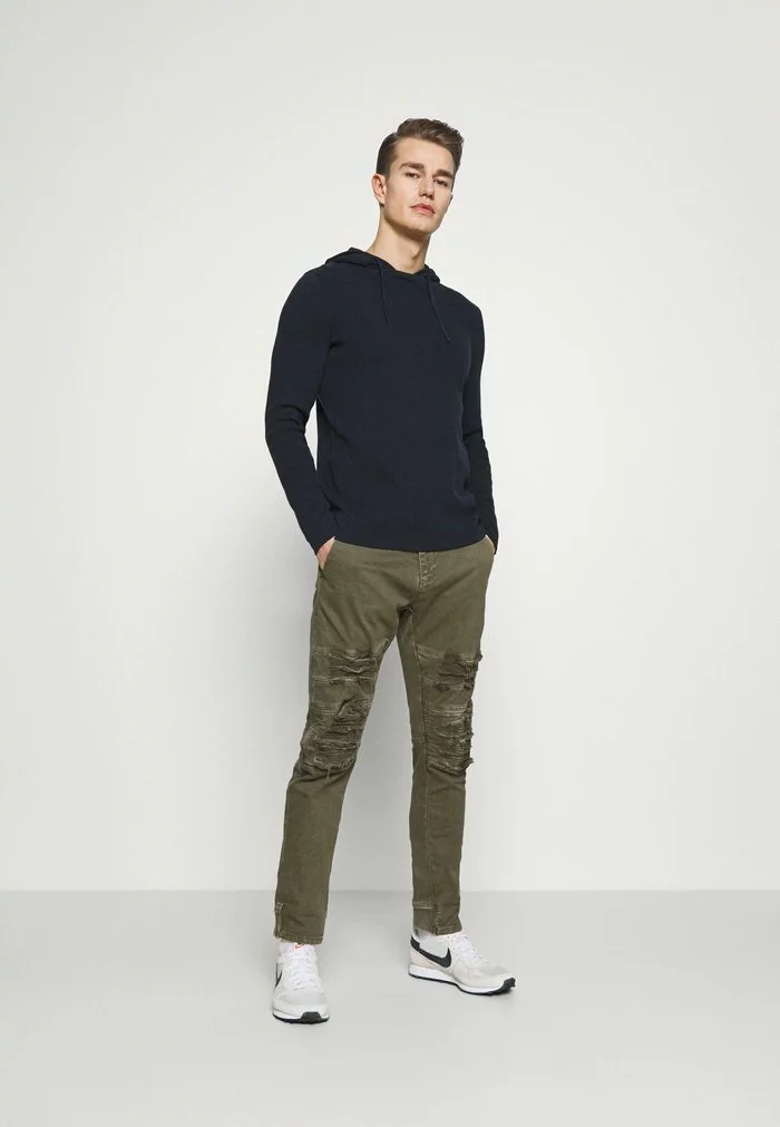 INDICODE JEANS WEAVER - Jean Slim - Army 2 INDICODE JEANS WEAVER - Jean Slim - Army – Image 2