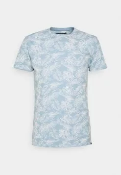 INDICODE JEANS KEEN - T-shirt Imprimé - Blue Wave -INDICODE JEANS Boutique 4ee7da6f8a1f4705a4d5771c7c40c6ae