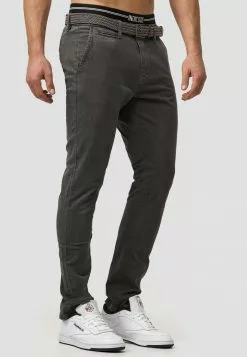 INDICODE JEANS Chino - Dk Grey 8 INDICODE JEANS Chino - Dk Grey -INDICODE JEANS Boutique 4f64331b56c64c049daeaeeeb5ebdfc8