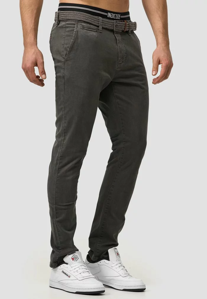 INDICODE JEANS Chino - Dk Grey 4 INDICODE JEANS Chino - Dk Grey – Image 4
