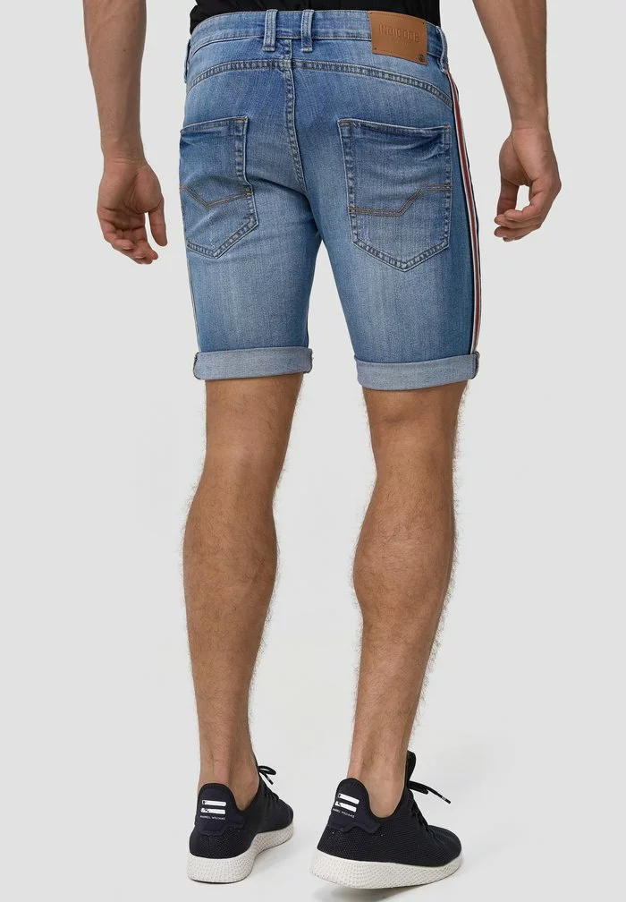 INDICODE JEANS Short En Jean - Blue Wash 3 INDICODE JEANS Short En Jean - Blue Wash – Image 3