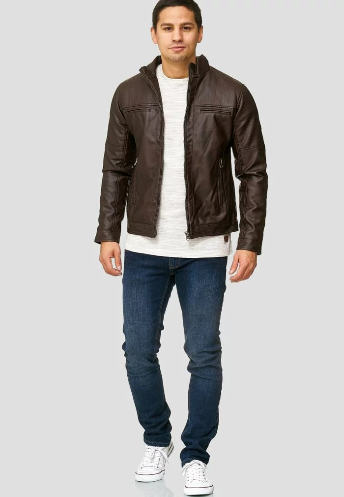 INDICODE JEANS BROOK - Veste En Similicuir - Dark Brown 2 INDICODE JEANS BROOK - Veste En Similicuir - Dark Brown – Image 2