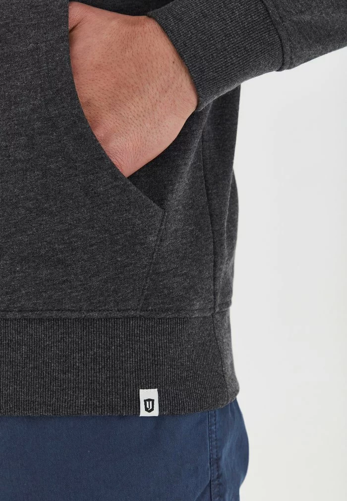 INDICODE JEANS IDKENAL - Sweat à Capuche - Charcoal Mix 5 INDICODE JEANS IDKENAL - Sweat à Capuche - Charcoal Mix – Image 5