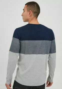 INDICODE JEANS IDAMADEO - T-shirt à Manches Longues - Navy -INDICODE JEANS Boutique 51ac9e5fc50141dda7be1f27d1489be2