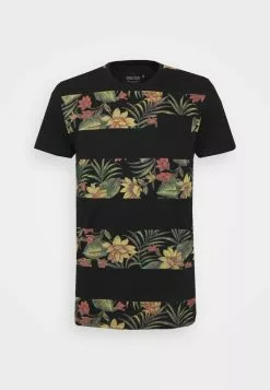 INDICODE JEANS EPSLEY - T-shirt Imprimé - Black -INDICODE JEANS Boutique 51d080c037fa491fbc8d0893d0cc94a6