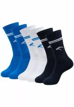 INDICODE JEANS 6 PACK - Chaussettes - Black/navy/white