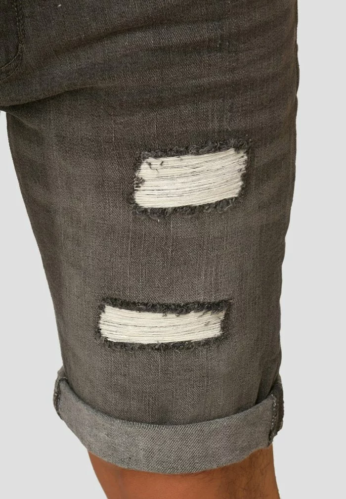 INDICODE JEANS CUBA CADEN - Short En Jean - Dark Grey 4 INDICODE JEANS CUBA CADEN - Short En Jean - Dark Grey â Image 4