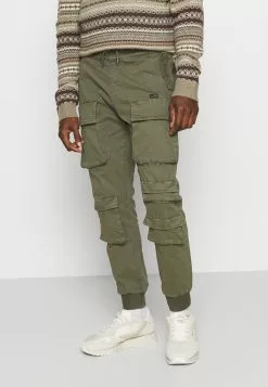 INDICODE JEANS MERCED - Pantalon Cargo - Army