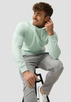 INDICODE JEANS SIMPSON - Sweat à Capuche - Quiet Wave -INDICODE JEANS Boutique 521a689eb15844538eb97c3e55c73b26