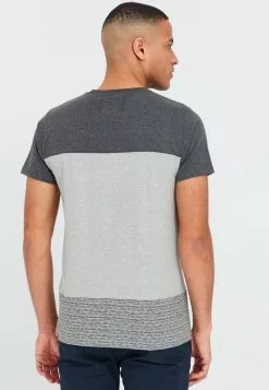 INDICODE JEANS IDREMMOND - T-shirt Basique - Light Grey Mix -INDICODE JEANS Boutique 521af97af33b4c3983fa3ebb45eb85c0