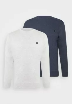 INDICODE JEANS EBACH 2 PACK - Sweatshirt - Navy/light Grey 10 INDICODE JEANS EBACH 2 PACK - Sweatshirt - Navy/light Grey -INDICODE JEANS Boutique 52621b2cd7d849e4874448646f9e3bd5