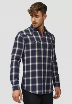 INDICODE JEANS ALTIN - Chemise - Navy 9 INDICODE JEANS ALTIN - Chemise - Navy -INDICODE JEANS Boutique 52671296276346b6bc2143e8b65b0a75