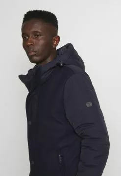 INDICODE JEANS HURST - Parka - Navy -INDICODE JEANS Boutique 52f1fdc6689f4092893120548193ff39