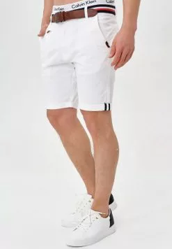 INDICODE JEANS Short - Offwhite -INDICODE JEANS Boutique 52f743ec204c4a0ca006d29167aa0daa