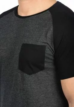 INDICODE JEANS IDGRESHAM - T-shirt Imprimé - Charcoal/black -INDICODE JEANS Boutique 5378eb4f2fff4c97a0c31b2c2b8858be