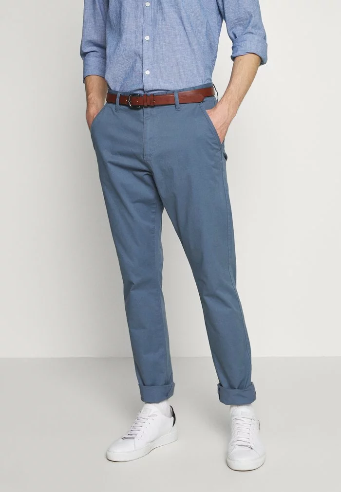 INDICODE JEANS GOVER - Chino - China Blue 1 INDICODE JEANS GOVER - Chino - China Blue