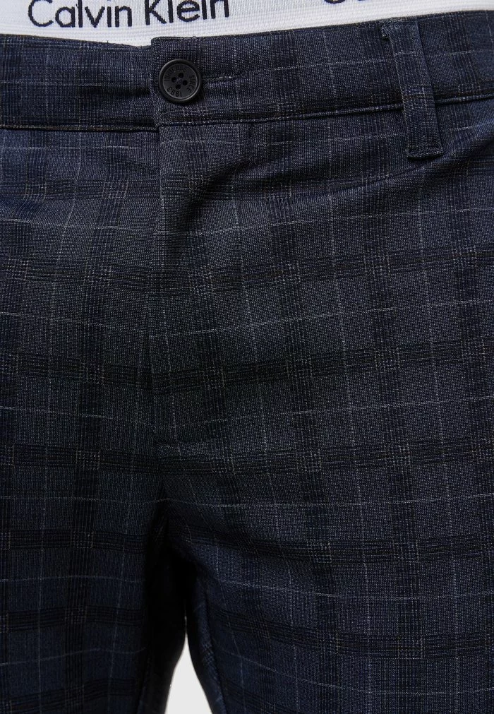 INDICODE JEANS Chino - Navy Check 8 INDICODE JEANS Chino - Navy Check – Image 8