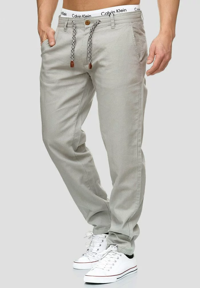 INDICODE JEANS BOULWARE - Pantalon Classique - Lt Grey 4 INDICODE JEANS BOULWARE - Pantalon Classique - Lt Grey – Image 4