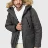 INDICODE JEANS Parka - Charcoal Mix