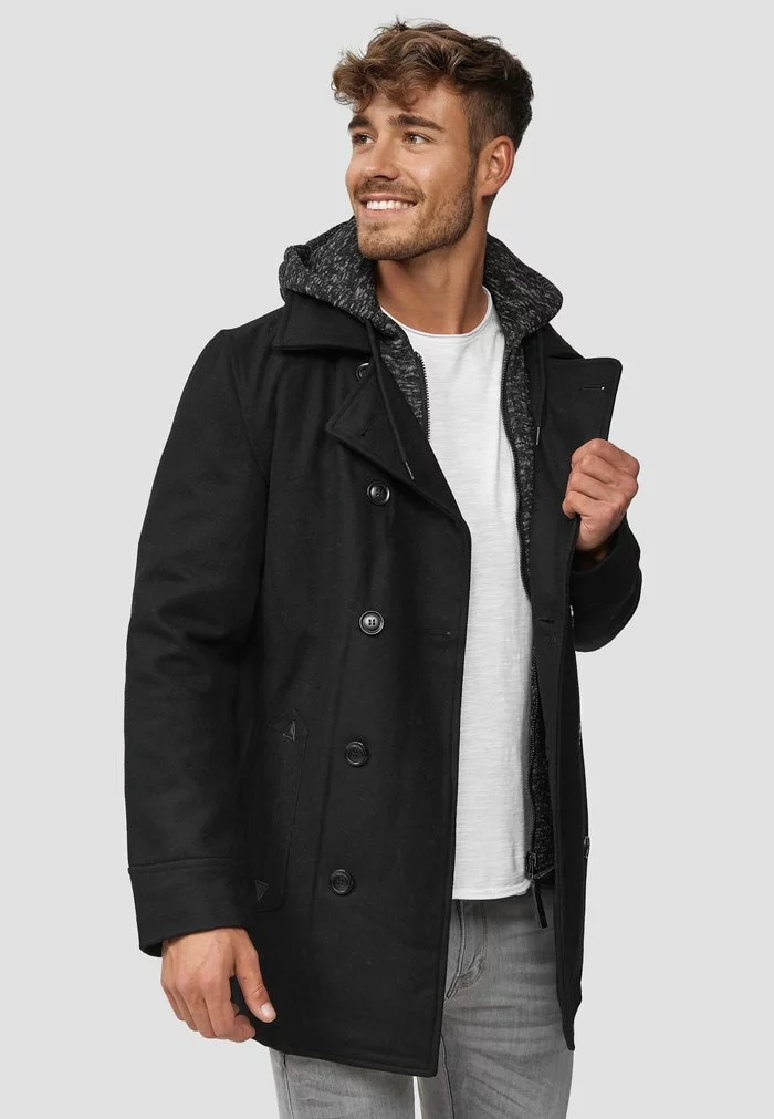 INDICODE JEANS Manteau Court - Black 6 INDICODE JEANS Manteau Court - Black – Image 6