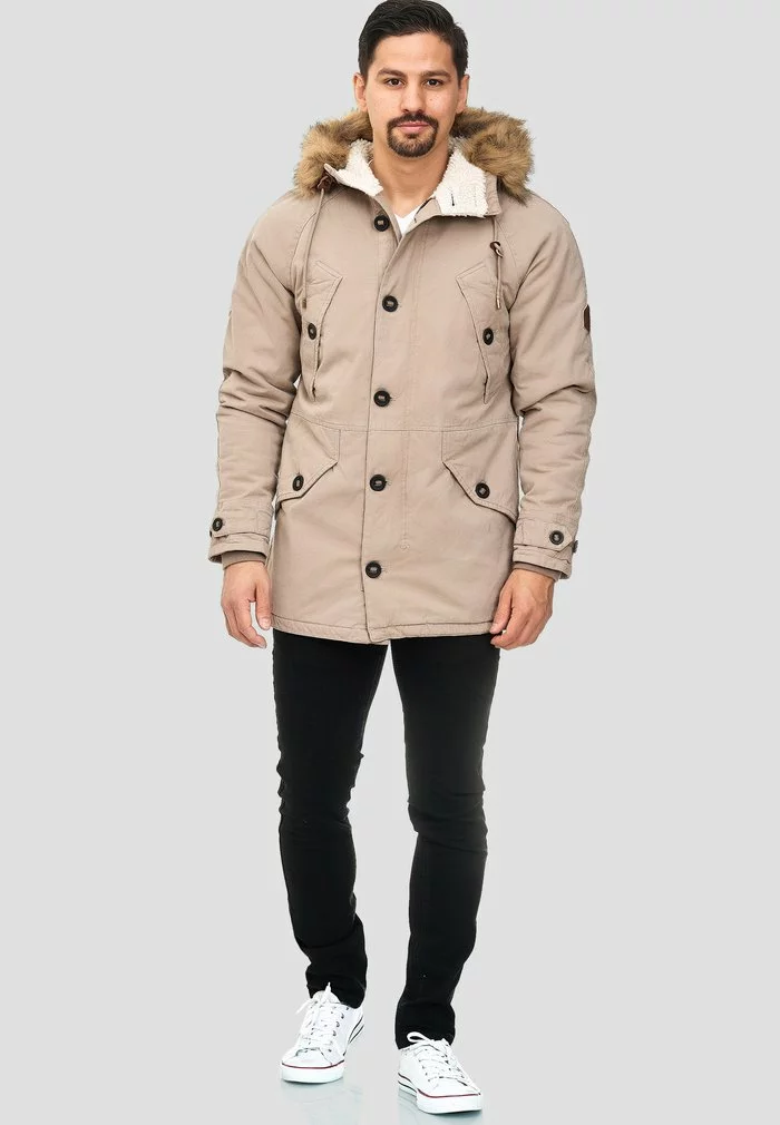 INDICODE JEANS Veste D'hiver - Mottled Dark Grey 2 INDICODE JEANS Veste D'hiver - Mottled Dark Grey – Image 2