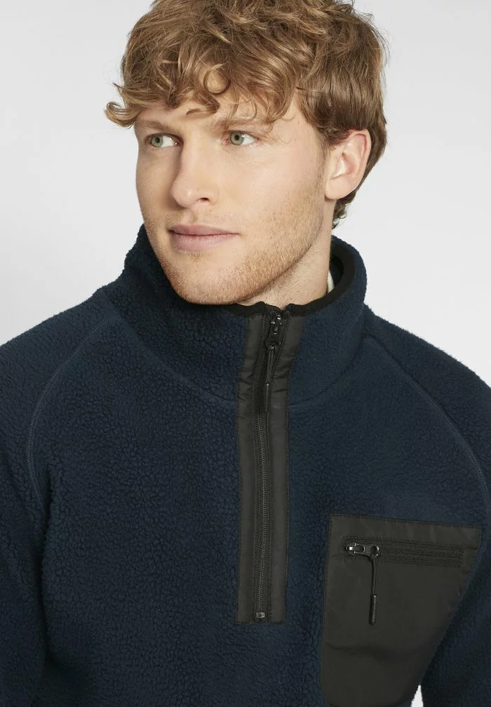 INDICODE JEANS IDTROUT - Veste Polaire - Navy 4 INDICODE JEANS IDTROUT - Veste Polaire - Navy – Image 4