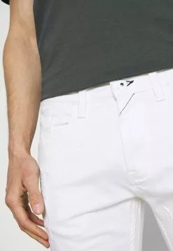 INDICODE JEANS COMMERCIAL KEN HOLES - Short En Jean - Offwhite -INDICODE JEANS Boutique 55af100be8a04a73853e5a0ca7415ab1