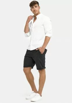 INDICODE JEANS CASUAL FIT - Short - Mottled Black -INDICODE JEANS Boutique 55f0ce4059d44092a233d39a08996bd1