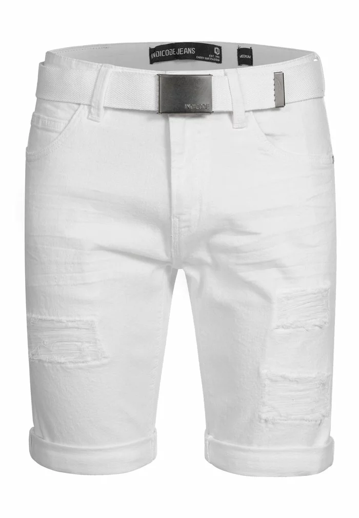 INDICODE JEANS CUBA CADEN - Short En Jean - Off-white 5 INDICODE JEANS CUBA CADEN - Short En Jean - Off-white – Image 5